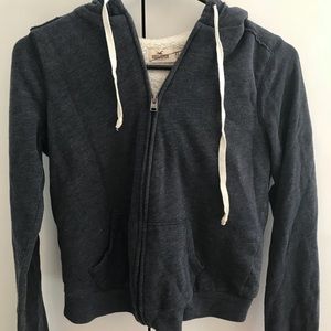 Hollister zip up sweatshirt